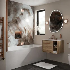 Crosswater Earthy Dune Acrylic Bathroom Wall Panel