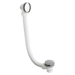 Crosswater Extended Click Clack Bath Waste with Overflow - 90cm