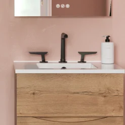 Crosswater Foile Deck Mounted 3 Hole Basin Mixer Tap