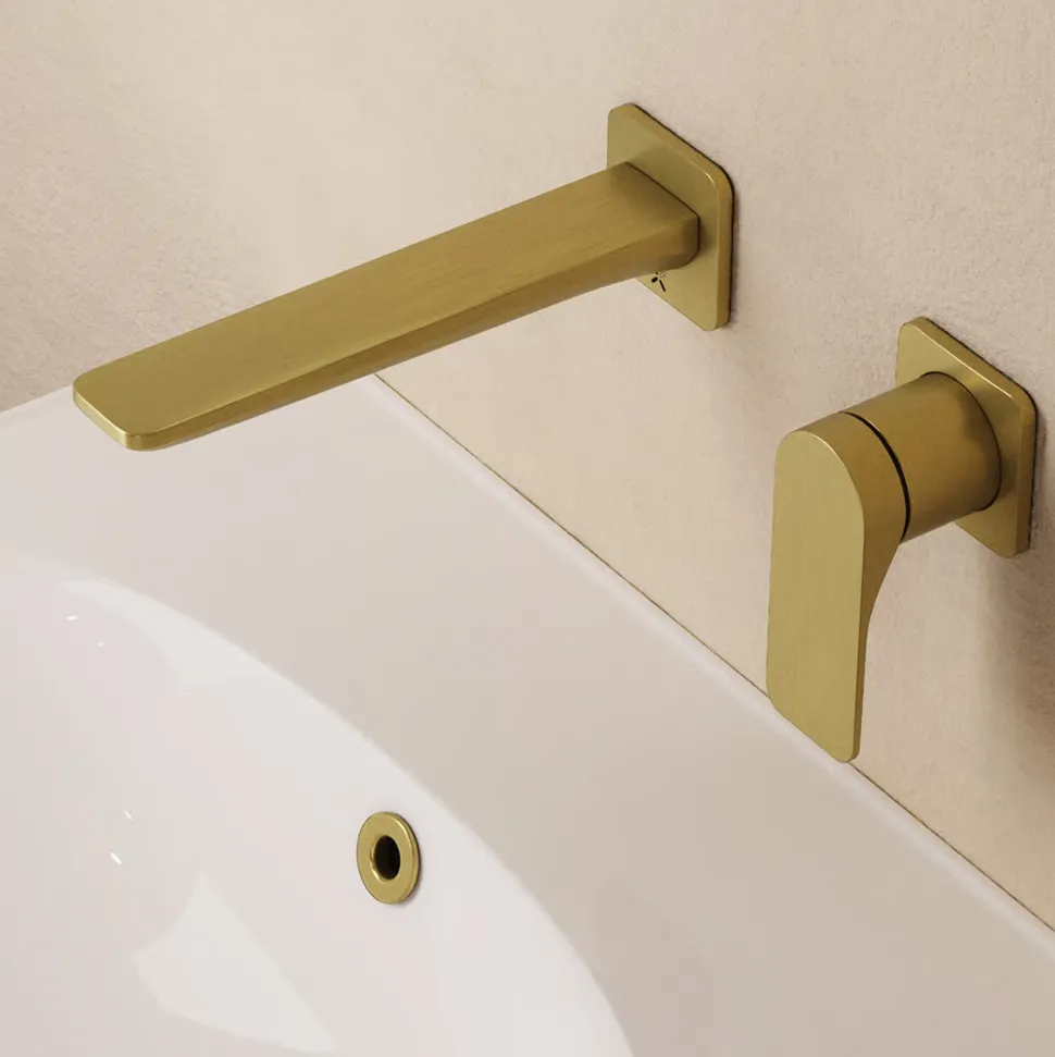 Crosswater Fuse 2 Hole Wall Mounted Basin Mixer Tap
