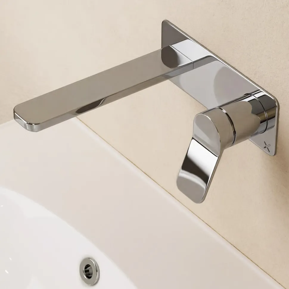 Crosswater Glide II Wall Mounted Basin Mixer Tap