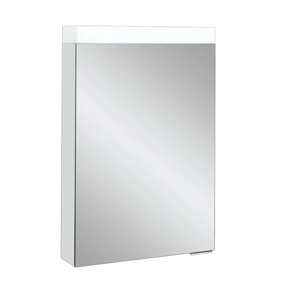 Crosswater Image Illuminated Mirror Cabinet with Shaver Socket & Colour Change LED's - 500, 700 & 900mm