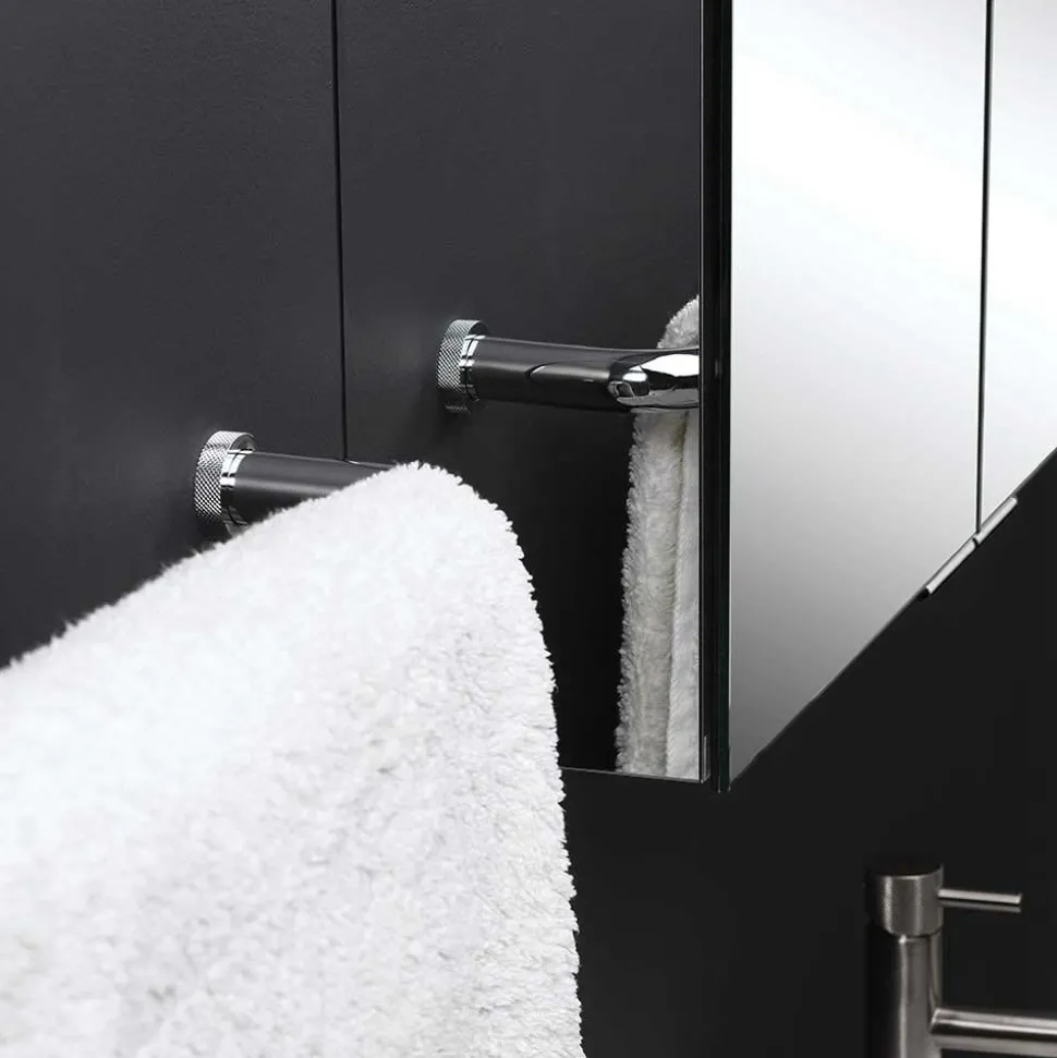 Crosswater Image Illuminated Mirror Cabinet with Shaver Socket & Colour Change LED's - 500, 700 & 900mm