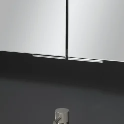 Crosswater Image Illuminated Mirror Cabinet with Shaver Socket & Colour Change LED's - 500, 700 & 900mm