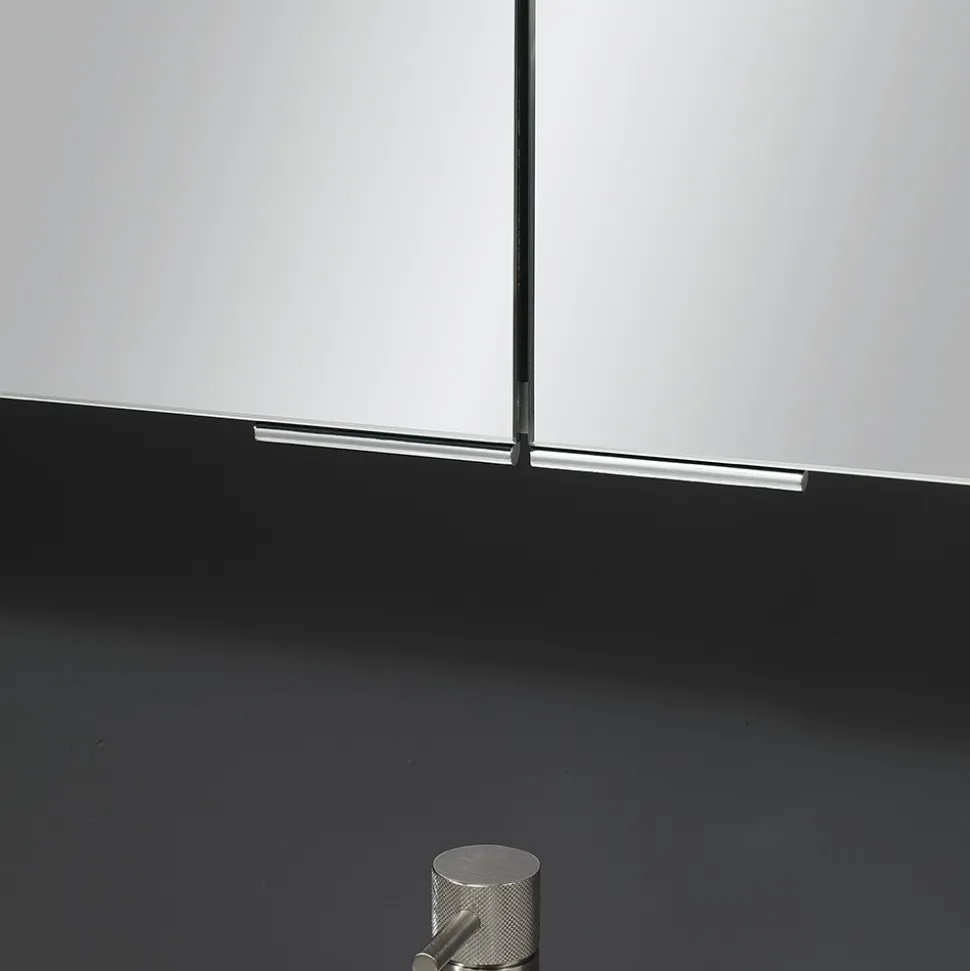 Crosswater Image Illuminated Mirror Cabinet with Shaver Socket & Colour Change LED's - 500, 700 & 900mm