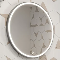 Crosswater Infinity Round Framed Illuminated Mirror with Colour Change LED - 500mm, 600mm & 700mm