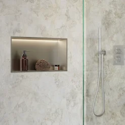 Crosswater Inset LED Illuminated Shower Niche - 610 x 305mm