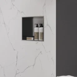Crosswater Inset LED Illuminated Shower Niche - 305 x 305mm