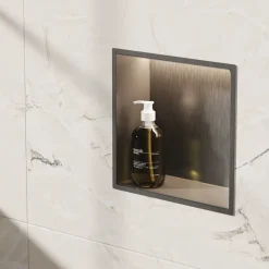 Crosswater Inset LED Illuminated Shower Niche - 305 x 305mm