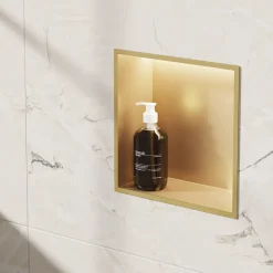 Crosswater Inset LED Illuminated Shower Niche - 305 x 305mm
