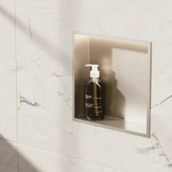 Crosswater Inset LED Illuminated Shower Niche - 305 x 305mm