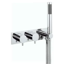 Crosswater Kai Lever 2 Outlet Concealed Thermostatic Shower Valve with Handset