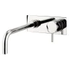 Crosswater Kai Lever Wall Mounted Basin Set with Cover Plate
