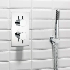 Crosswater Kai 2 Outlet 2 Handle Shower Bundle - Chrome