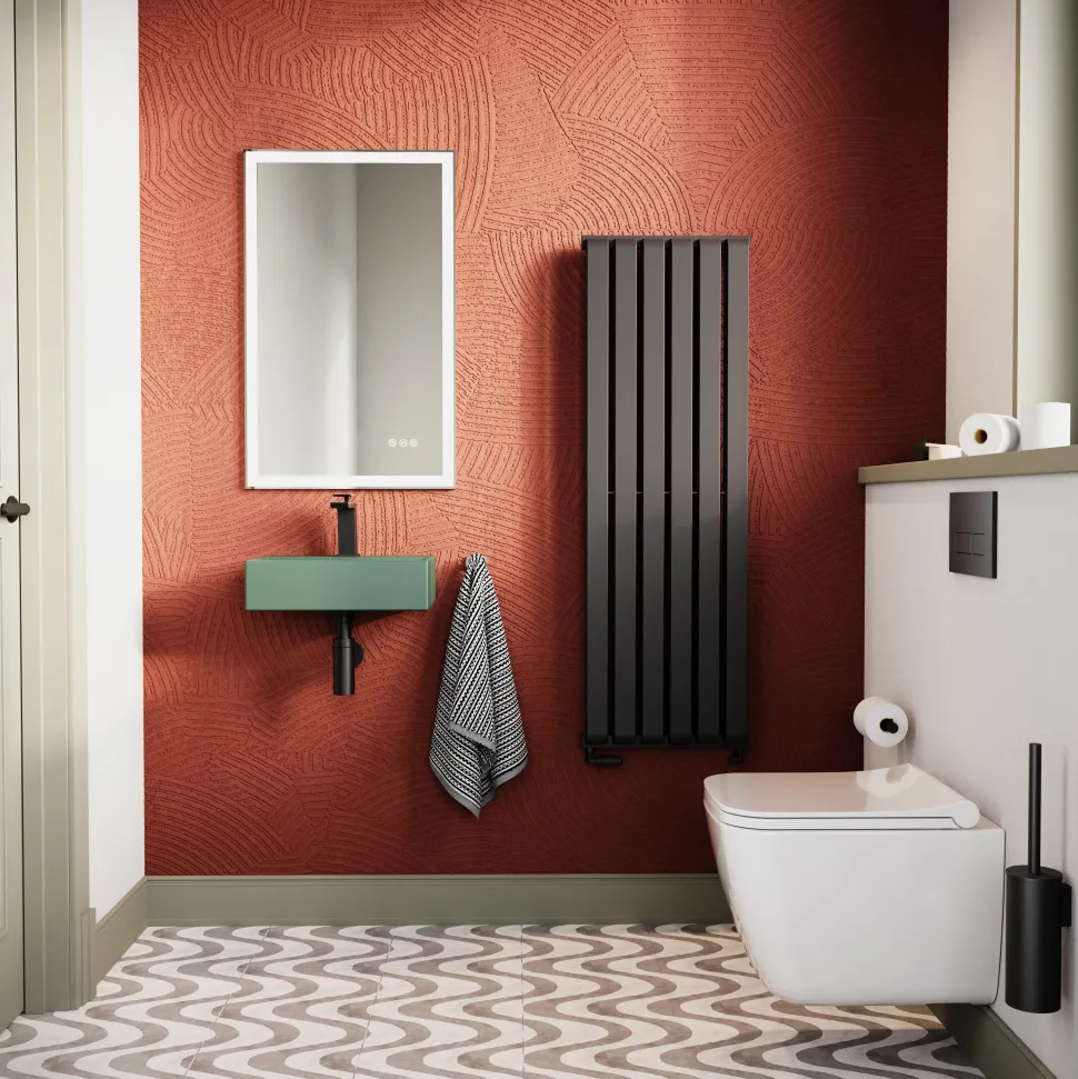 Crosswater Limit Towel Radiator - 1200 x 395mm
