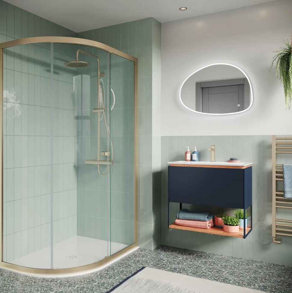 Crosswater Mada LED Illuminated Mirror with Demister Pad