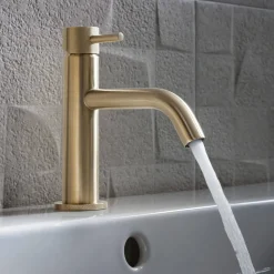 Crosswater MPRO Basin Mixer Tap with Knurled Detailing