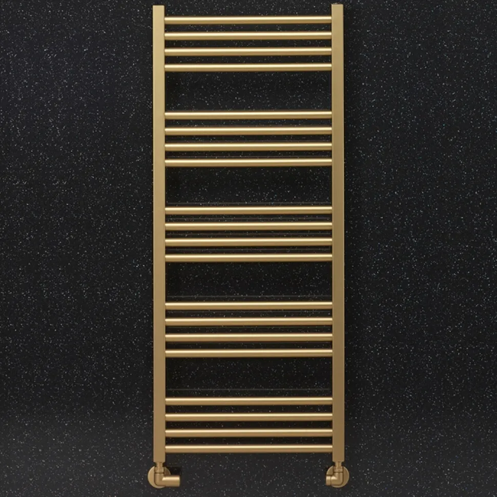 Crosswater MPRO Brushed Brass Heated Towel Rail