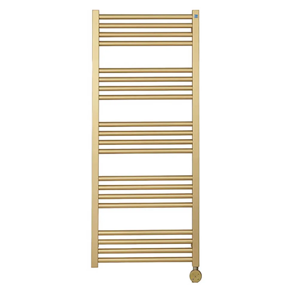 Crosswater MPRO Electric Brushed Brass Heated Towel Rail