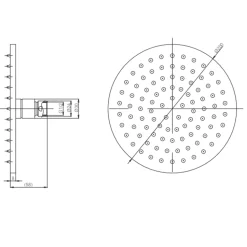 Crosswater MPRO Fixed Shower Head