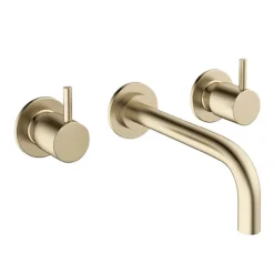 Crosswater MPRO 3 Hole Wall Mounted Basin Mixer Tap