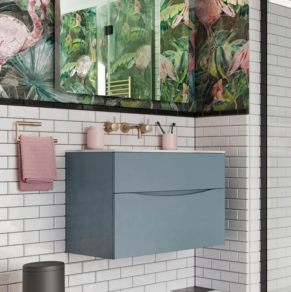 Crosswater MPRO 3 Hole Wall Mounted Basin Mixer Tap