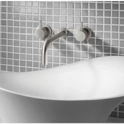 Crosswater MPRO 3 Hole Wall Mounted Basin Mixer Tap