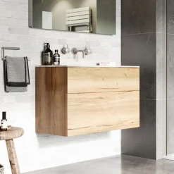 Crosswater MPRO 3 Hole Wall Mounted Basin Mixer Tap