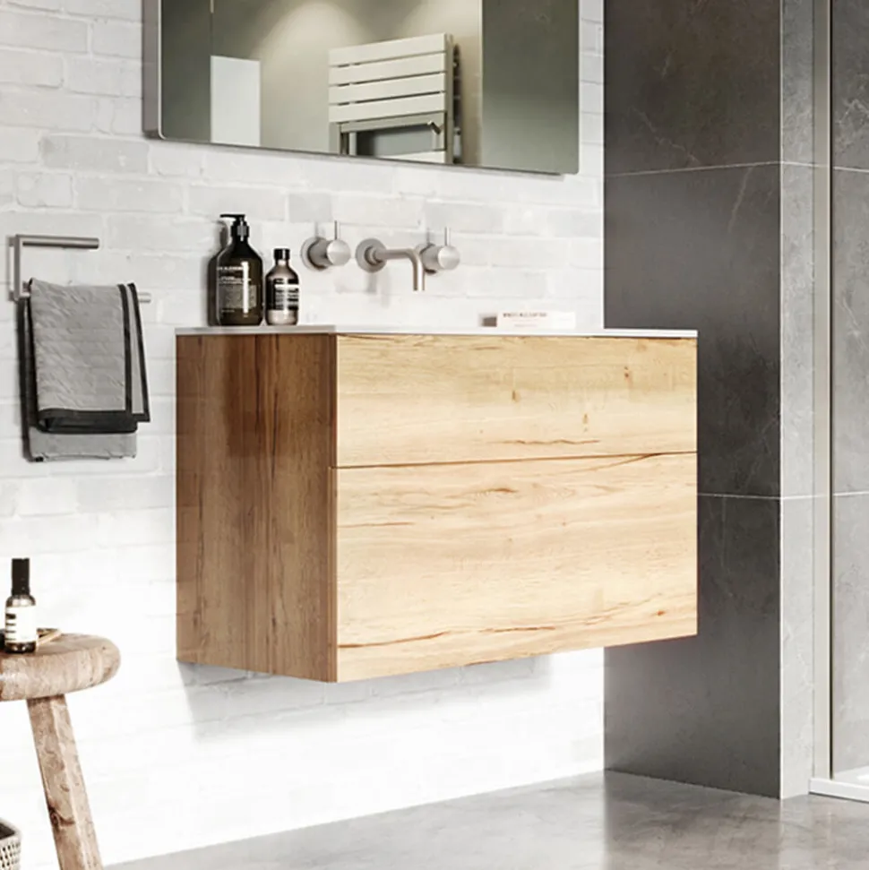Crosswater MPRO 3 Hole Wall Mounted Basin Mixer Tap