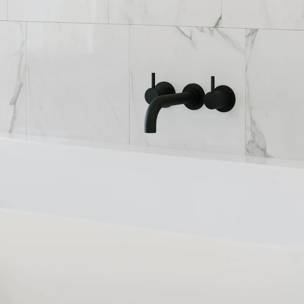 Crosswater MPRO 3 Hole Wall Mounted Bath Filler Tap