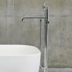 Crosswater MPRO Industrial Floorstanding Bath & Shower Mixer Tap
