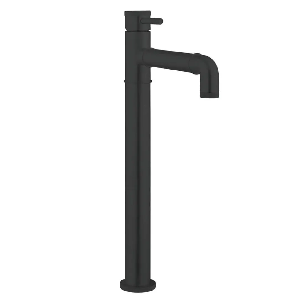 Crosswater MPRO Industrial Tall Basin Mixer Tap - Carbon Black