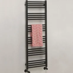 Crosswater MPRO Matt Black Heated Towel Rail