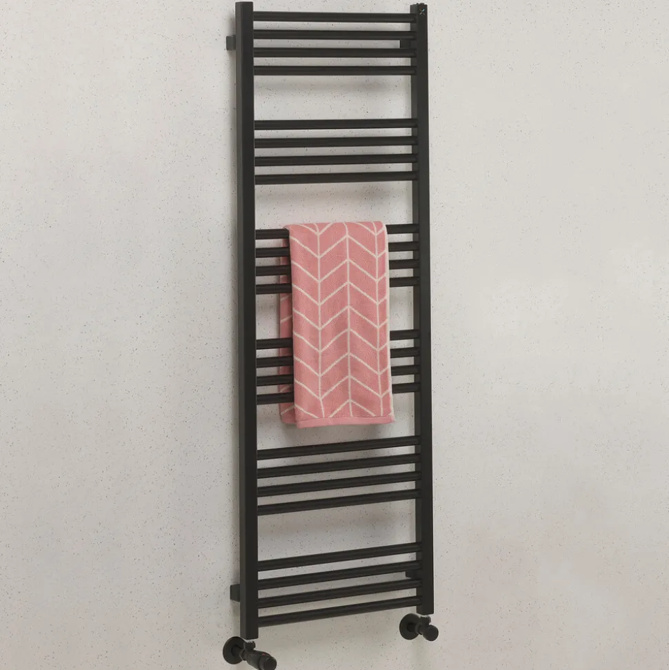 Crosswater MPRO Matt Black Heated Towel Rail