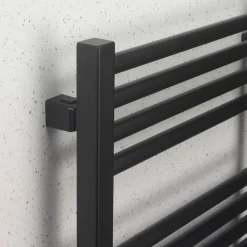 Crosswater MPRO Matt Black Heated Towel Rail
