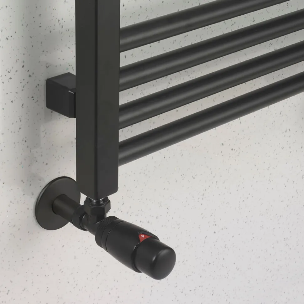 Crosswater MPRO Matt Black Heated Towel Rail