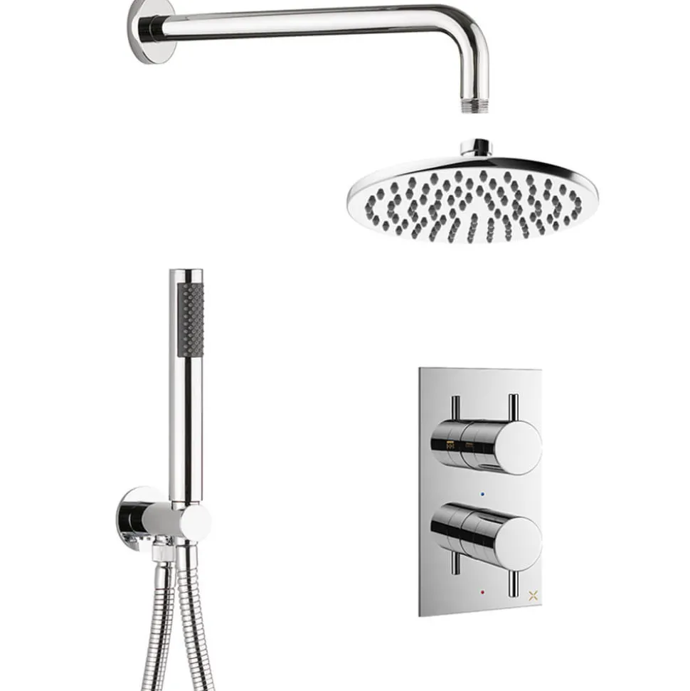 Crosswater MPRO 2 Outlet 2 Handle Shower Bundle