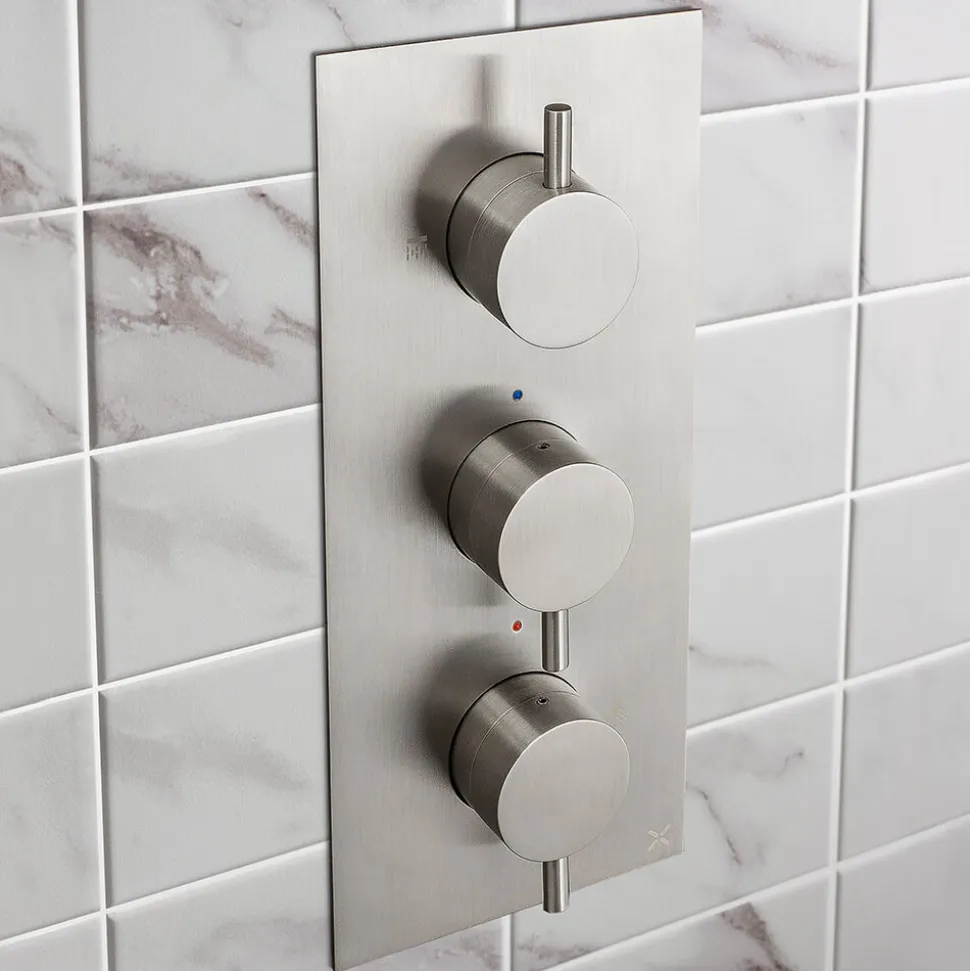 Crosswater MPRO 2 Outlet 3 Handle Shower Bundle