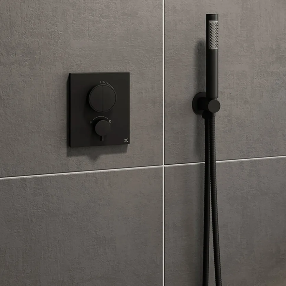 Crosswater MPRO Push 2 Outlet Concealed Valve with Crossbox Technology
