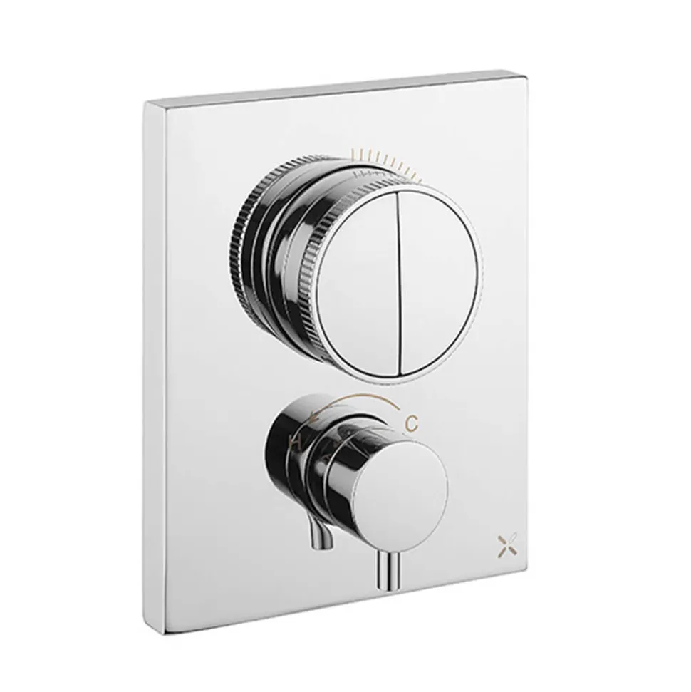 Crosswater MPRO Push 2 Outlet Concealed Valve with Crossbox Technology