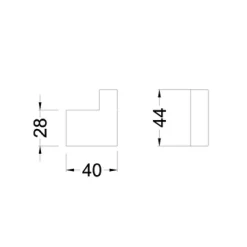 Crosswater MPRO Single Robe Hook