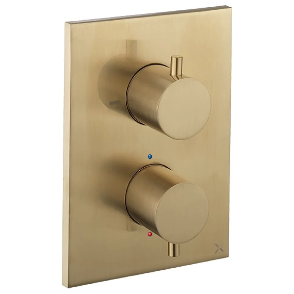 Crosswater MPRO Thermostatic 2 Outlet Shower Valve - Crossbox Technology