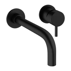 Crosswater MPRO Wall Mounted Basin Mixer Tap - Matt Black