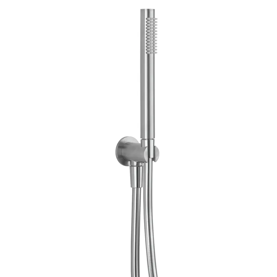 Crosswater 3ONE6 Stainless Steel Mini Shower Handset Kit with Wall Bracket & Hose