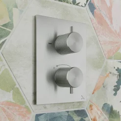 Crosswater 3ONE6 Stainless Steel 1 Outlet Concealed Shower Valve with Crossbox Technology