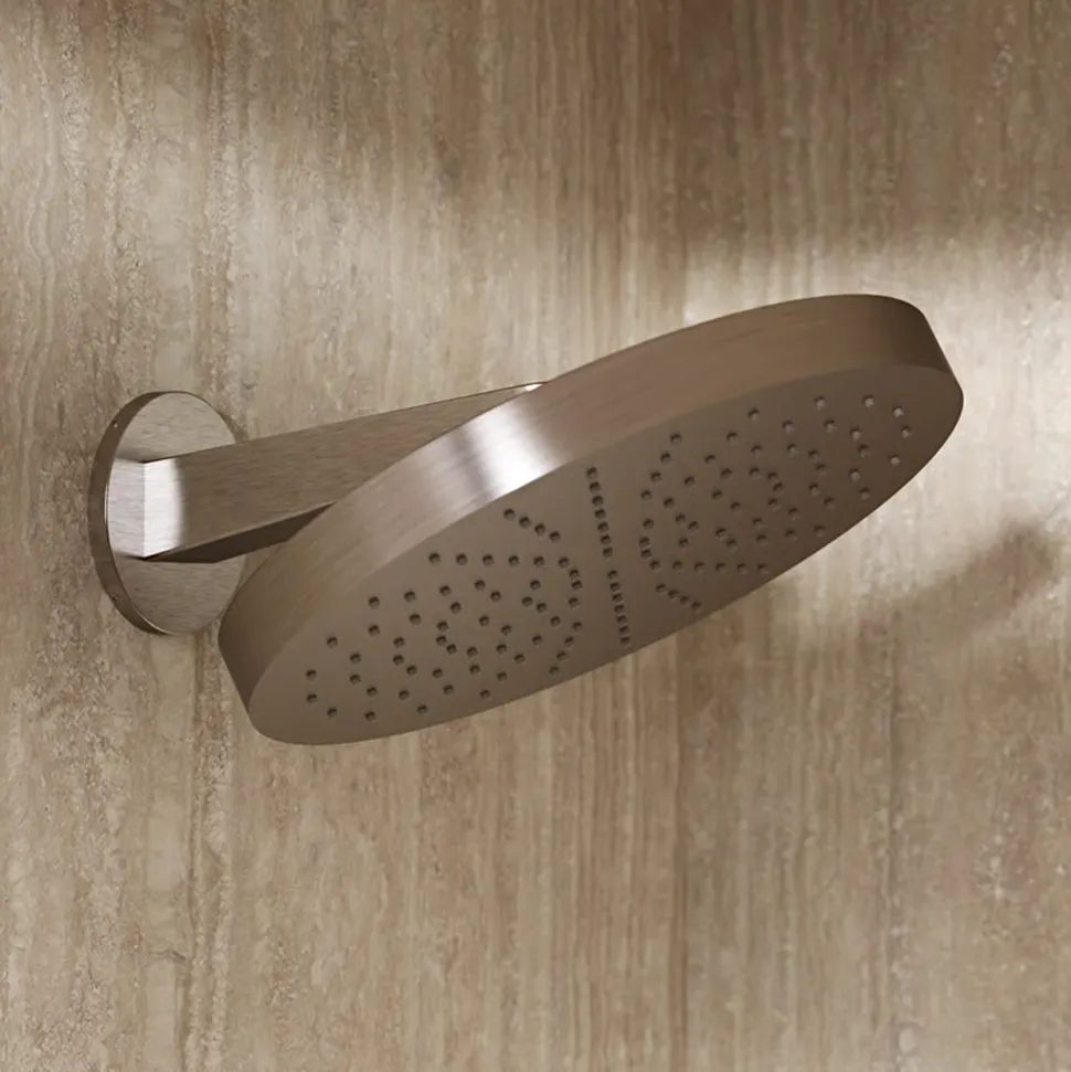 Crosswater Revive Stainless Steel Round Shower Head Wall Mounted