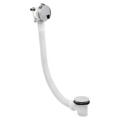 Crosswater Slimline Overflow Bath Filler with Click Clack Waste