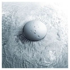 Crosswater Slimline Overflow Bath Filler with Click Clack Waste