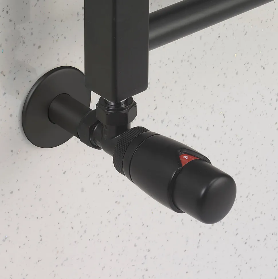 Crosswater Thermostatic Radiator Valve - Matt Black