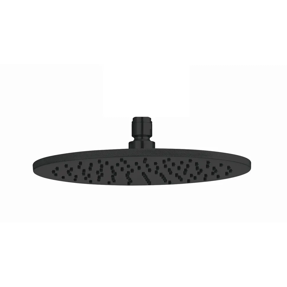 Crosswater Union 250mm Fixed Shower Head - Matt Black